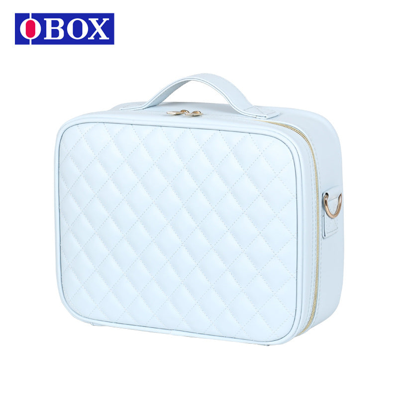 Capacity Black White Pink Inch High Cosmetic Bags