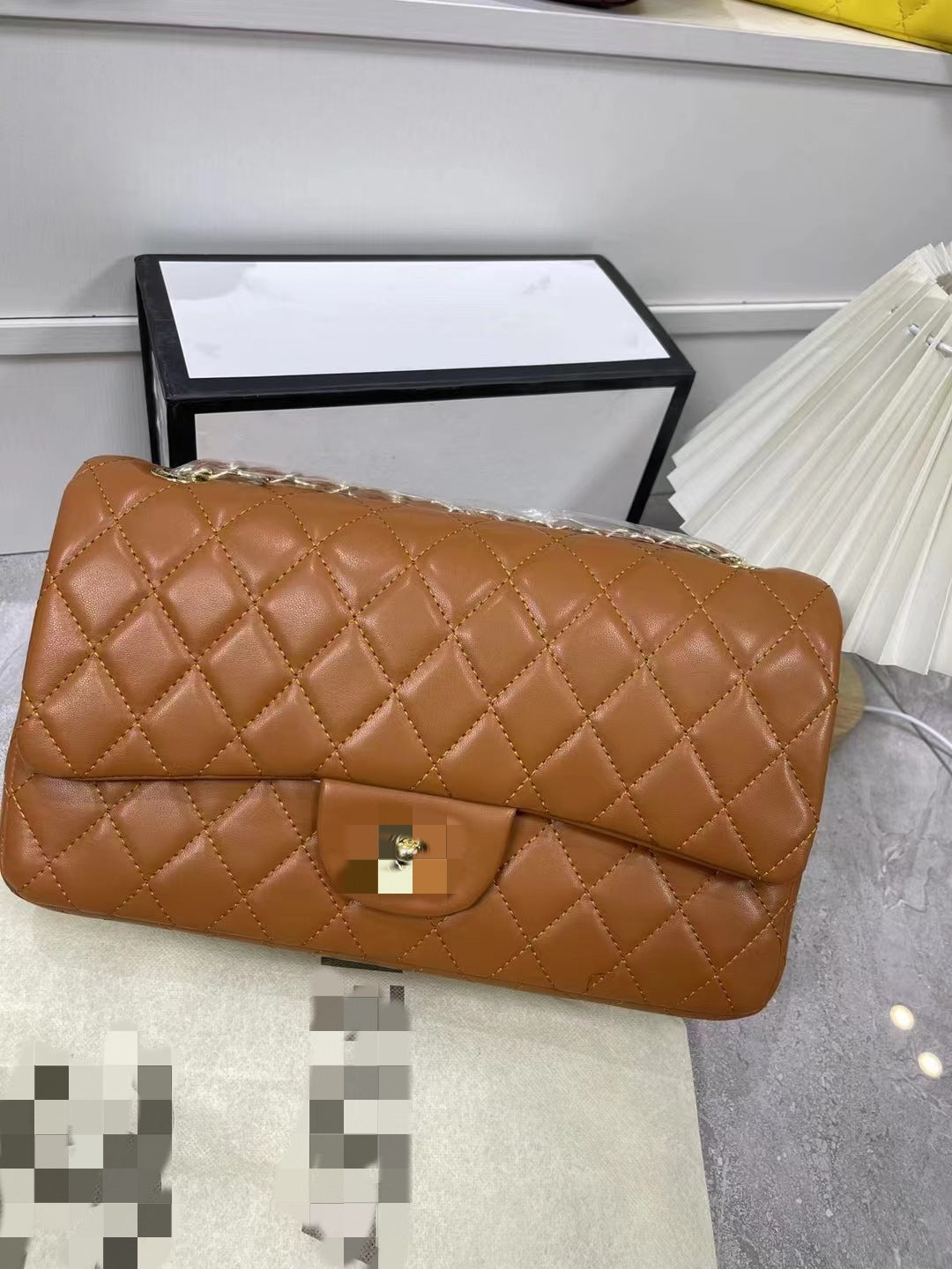 Women's High-grade Classic Style Sheepskin Pattern Rhombus Small Square Bags