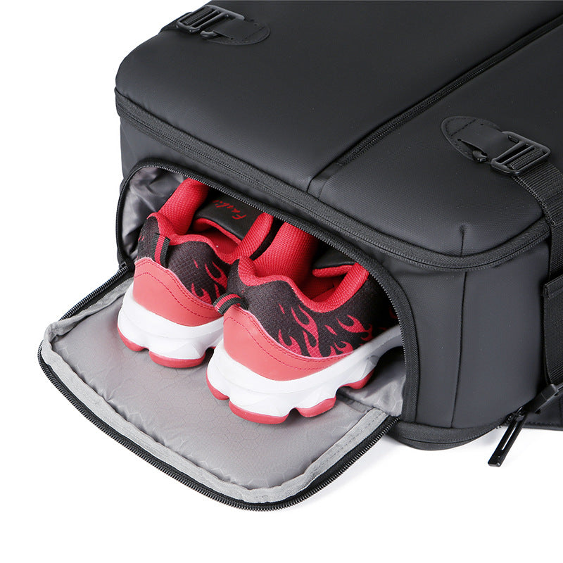 Men's Computer Dry Wet Separation Multifunctional Waterproof Backpacks