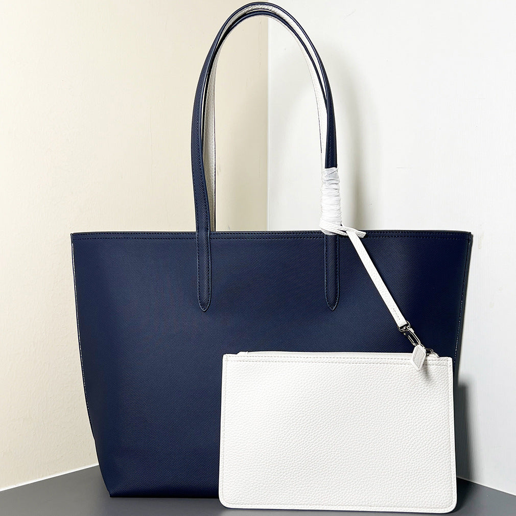 Women's Available Lacoste Shopping Large Capacity Portable Shoulder Bags