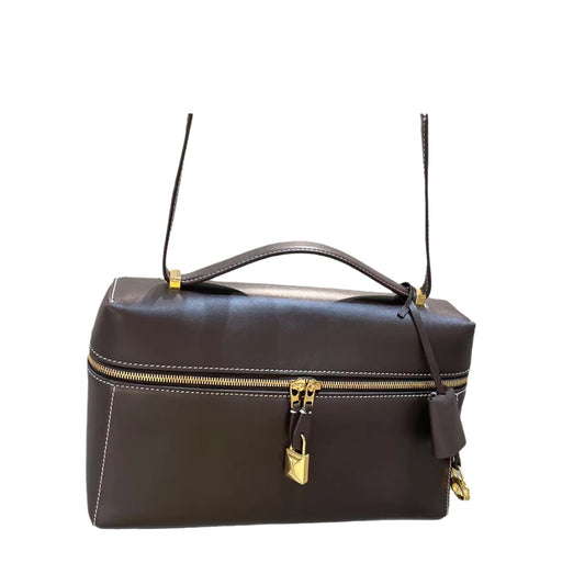 Vintage Cowhide Box Early Autumn Lunch Large Bags