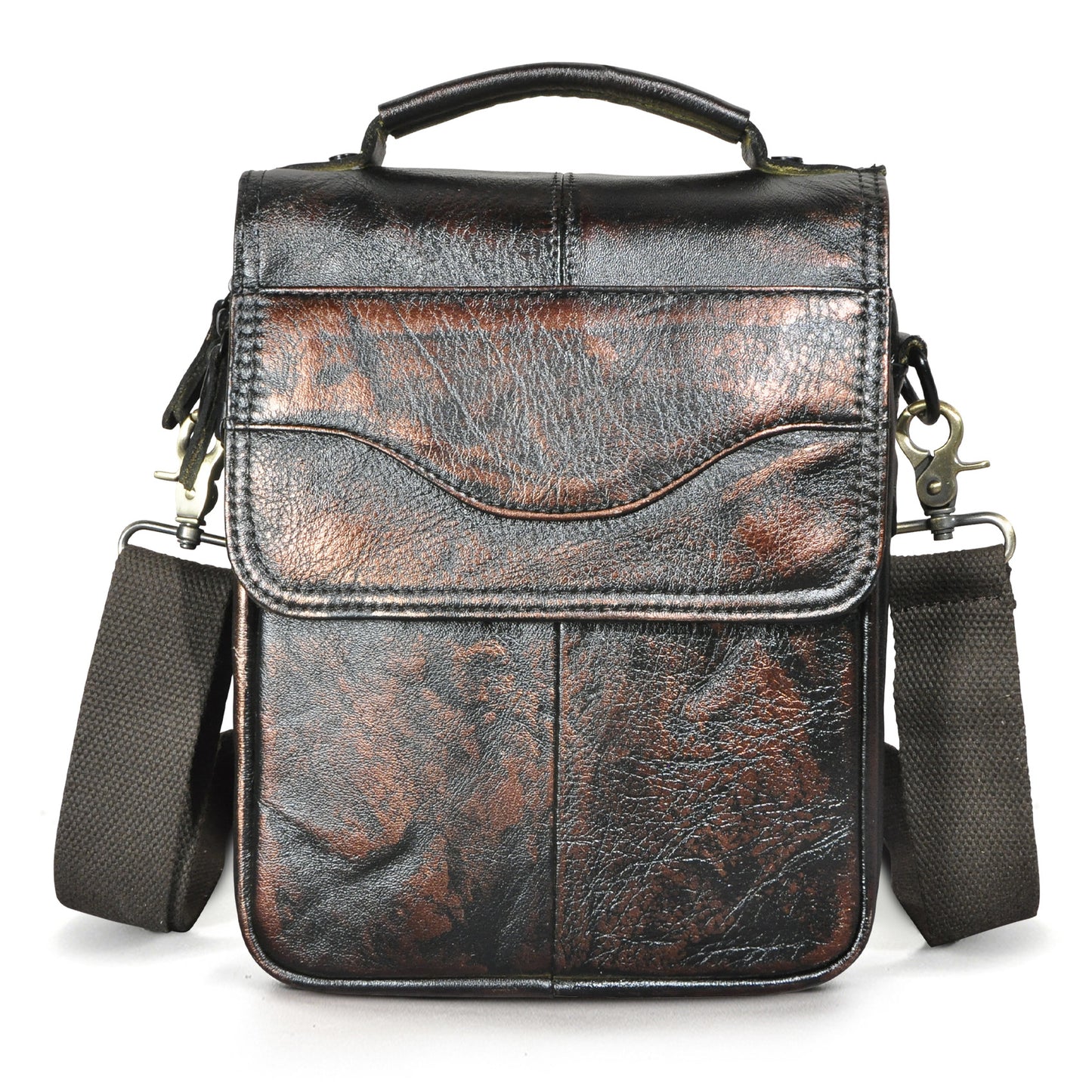 Men's Layer Crazy Horse Skin Cowhide Retro Men's Messenger Bags