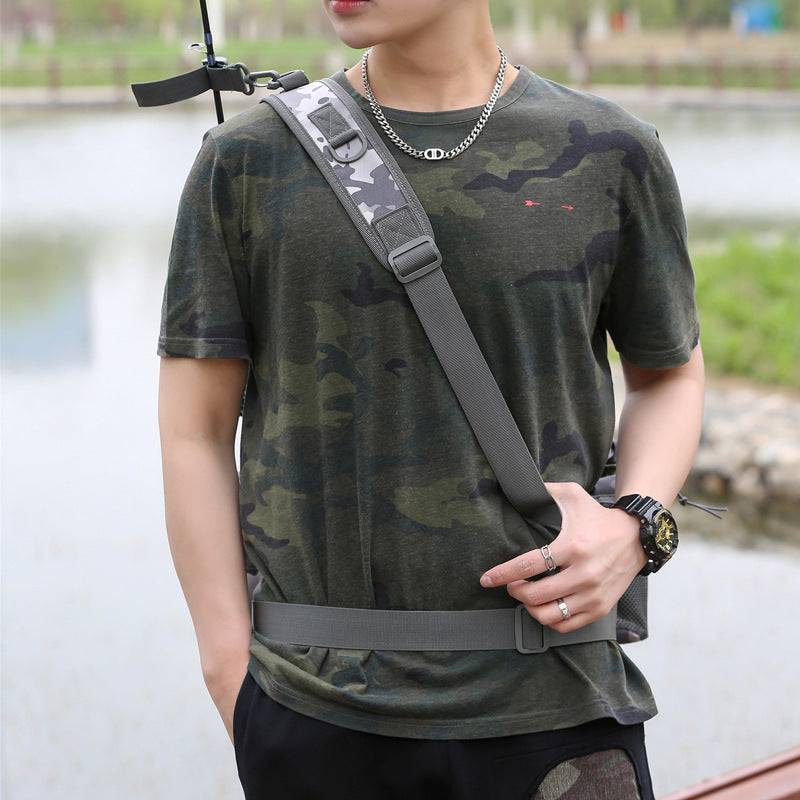 Lure Multifunctional Waterproof Portable Camouflage Pole Sports Backpacks