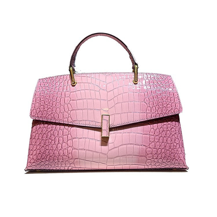 High Fashion Alligator Print Genuine Leather Crossbody Bags