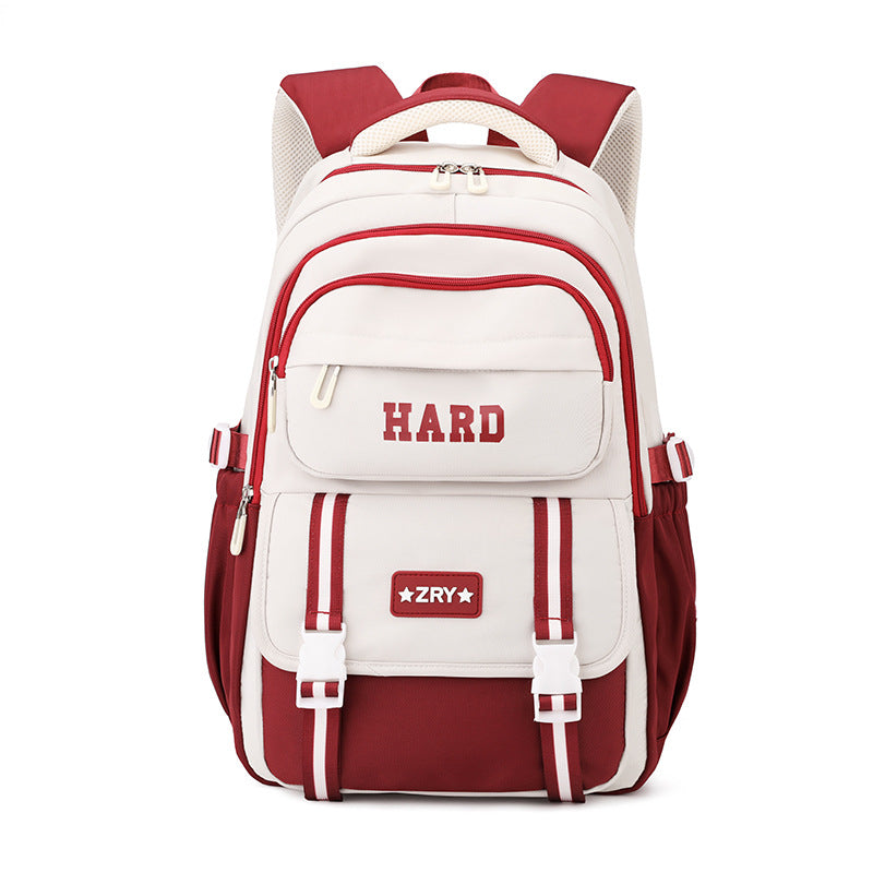 Natural Fish Junior High Large Capacity Middle School Students' Schoolbags