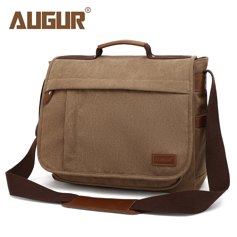 Men's Canvas Large Capacity Business Retro Electric Men's Messenger Bags
