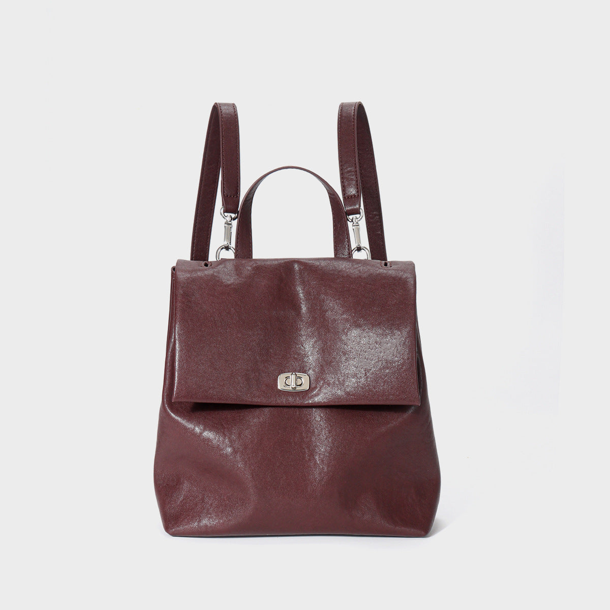 Women's Genuine Leather High-grade Large Capacity Fashionable Backpacks
