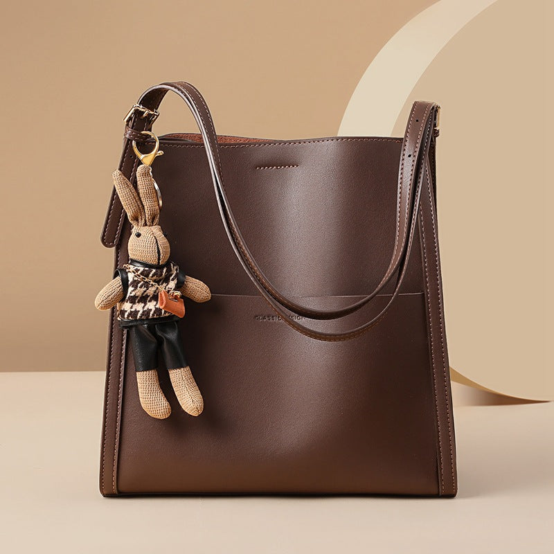 Women's Genuine Leather Large Capacity Commuter Shoulder Bags