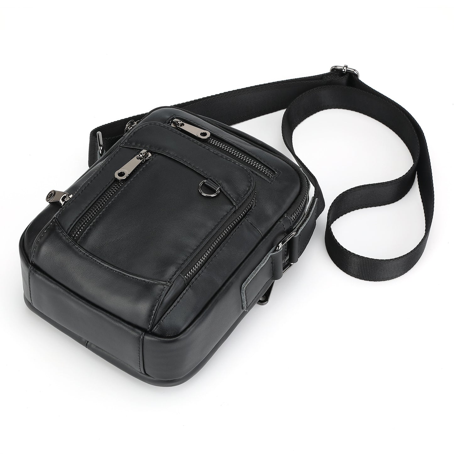 Men's Business Leather Genuine First Layer Cowhide Men's Shoulder Bags