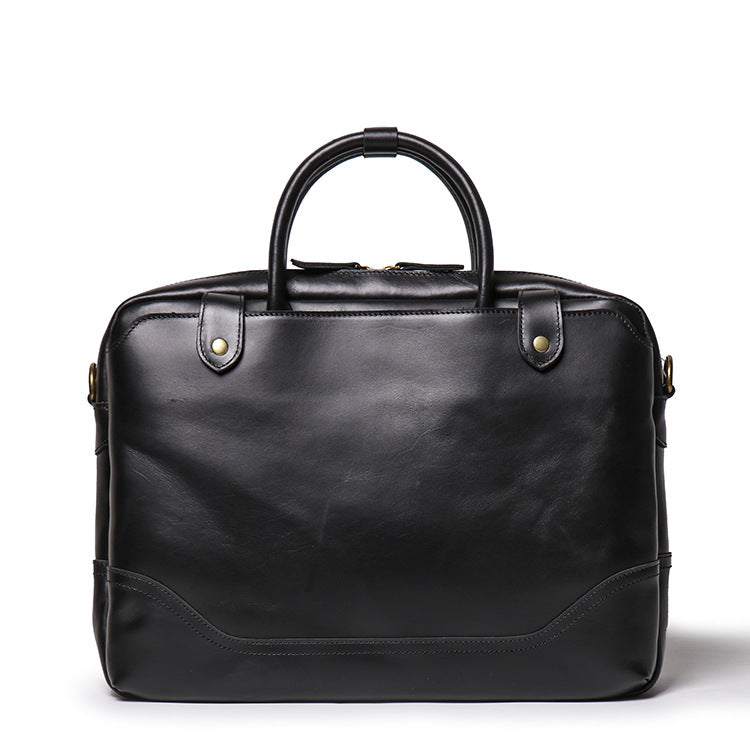 Women's & Men's & First Layer Leather Genuine Computer Men's Handbags
