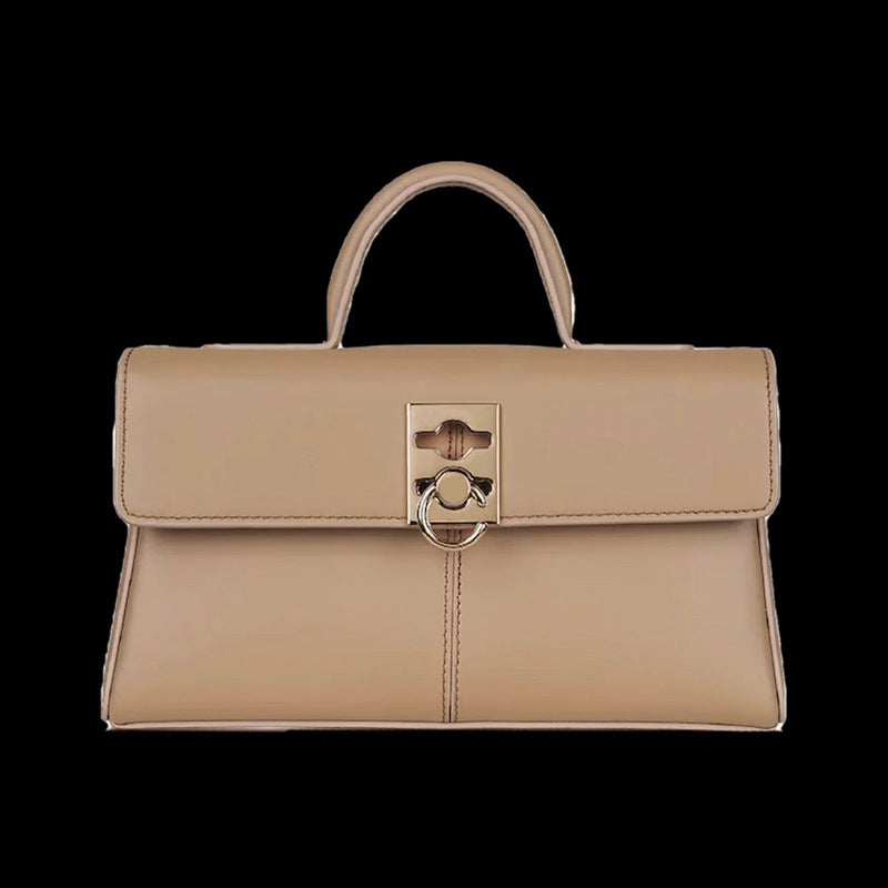 Light Luxury Size Portable Classic Cowhide Shoulder Bags