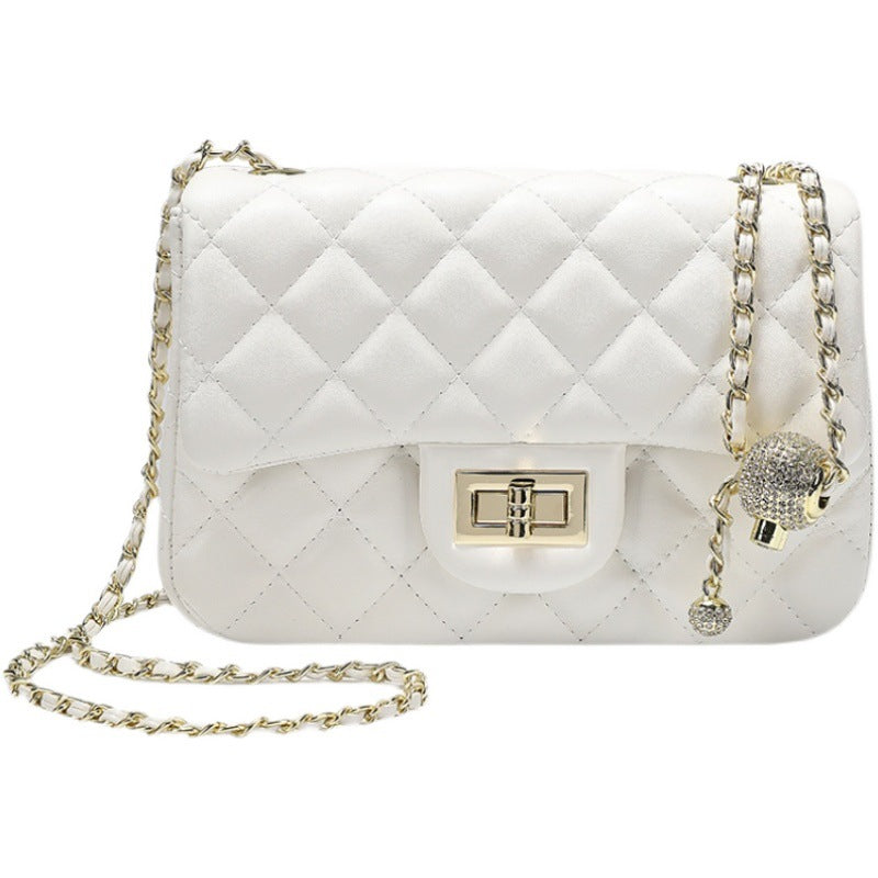 Women's Surrogate Shopping Classic Style Rhombus Chain Shoulder Bags
