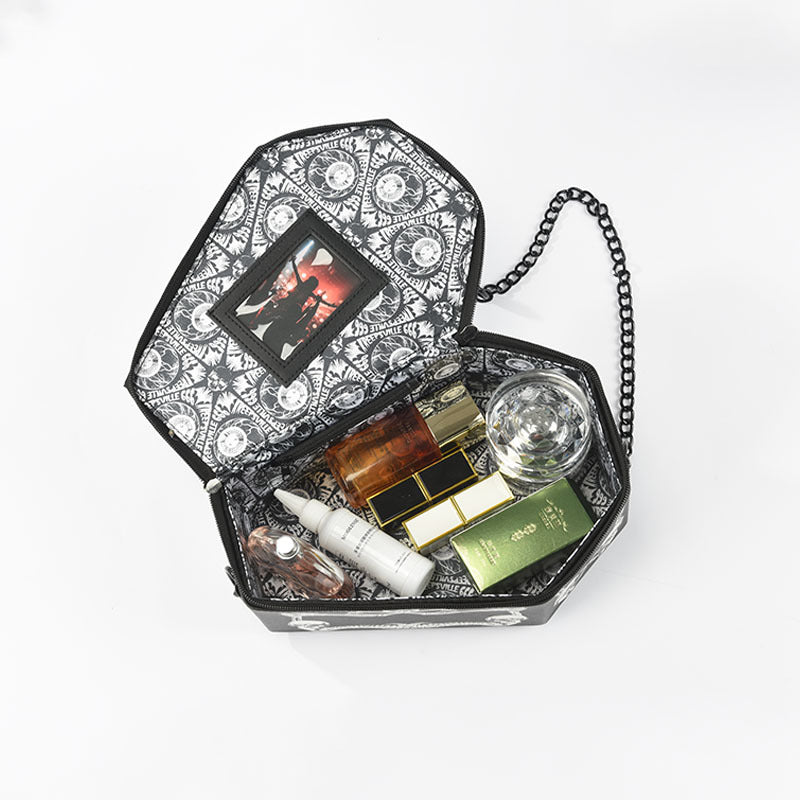 Women's Punk Skeleton Portable Fashion Trendy Dark Shoulder Bags