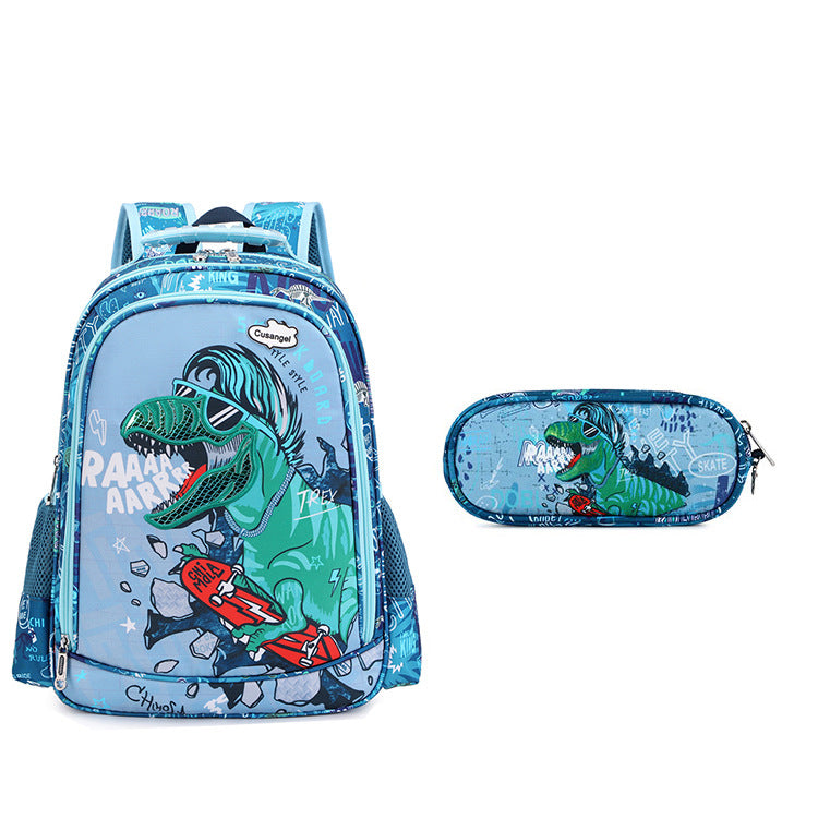 Creative New Fashion Boys Spine Protection Elementary School Students' Schoolbags
