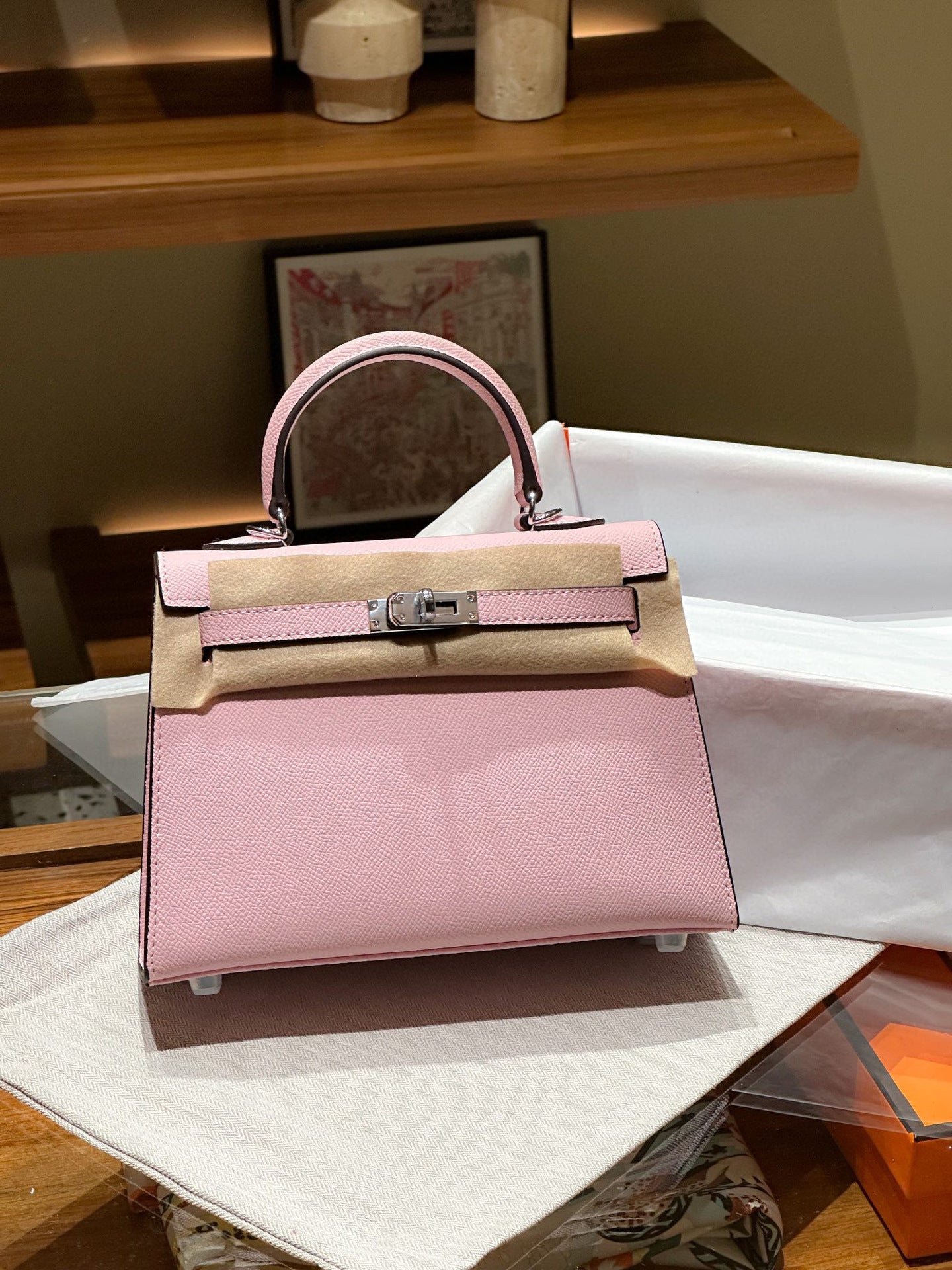 Women's Leather Second Generation Kelly Mini Fashionable Crossbody Bags