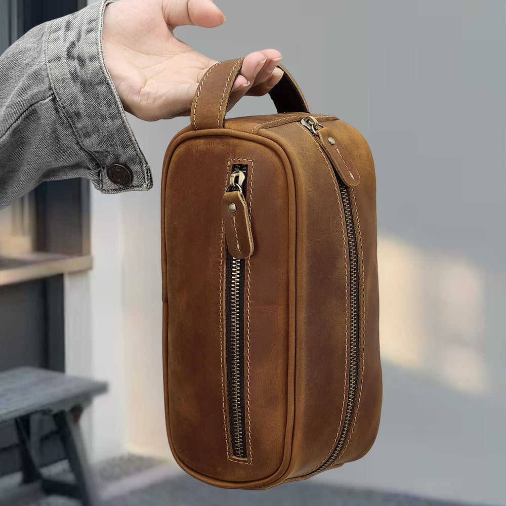 Men's Cowhide Clutch High-grade Buggy Real Leather Men's Handbags