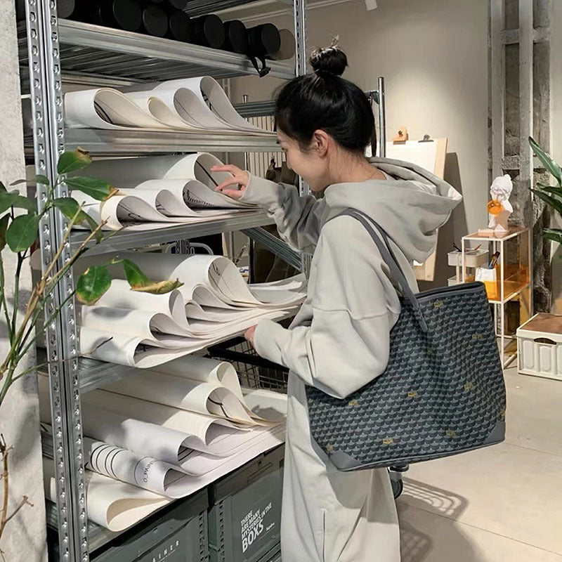 Women's Portable Commuter Waterproof Beach Shopping Dumpling Tote Bags