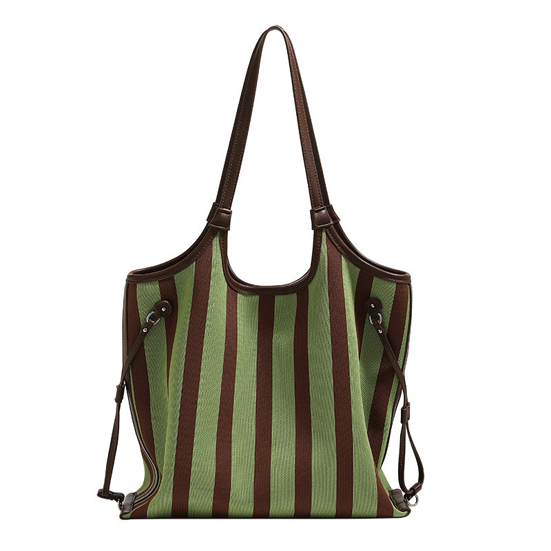 Women's Fashion Canvas Underarm Versatile Large Capacity Tote Bags