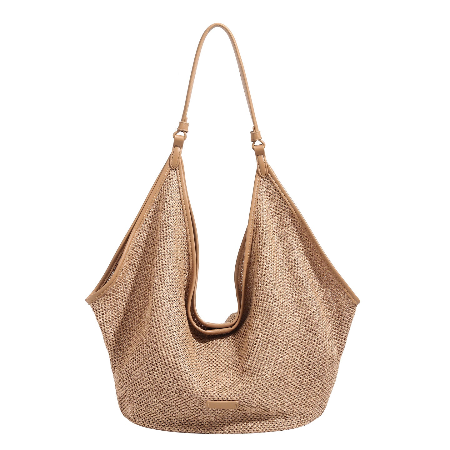 Summer Raffia Woven Underarm Commuting Large Tote Bags
