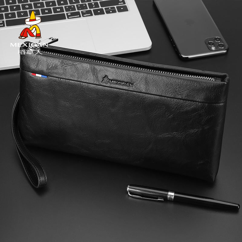 Men's Mexican Long Type Large Capacity Business Bags