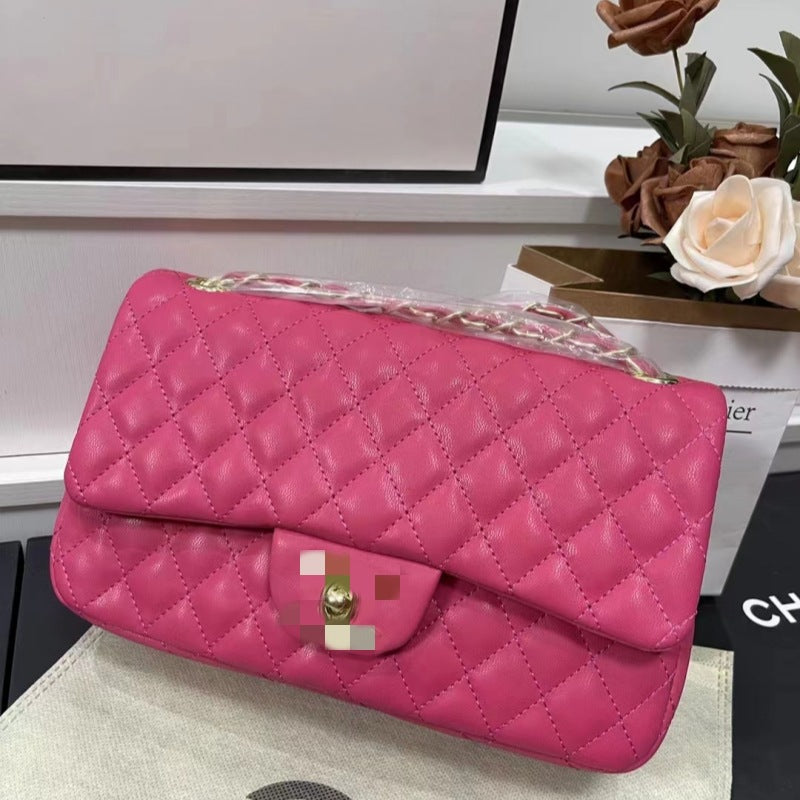Women's High-grade Classic Style Sheepskin Pattern Rhombus Small Square Bags