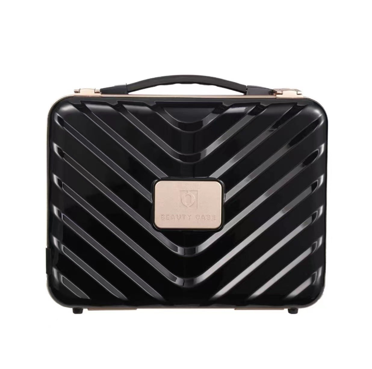 Portable Professional Storage Box With Light Cosmetic Cases