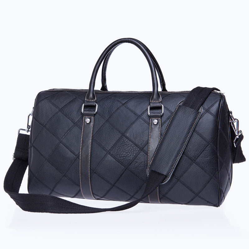 Men's Leather Short-distance Large Capacity Moving For Business Travel Bags