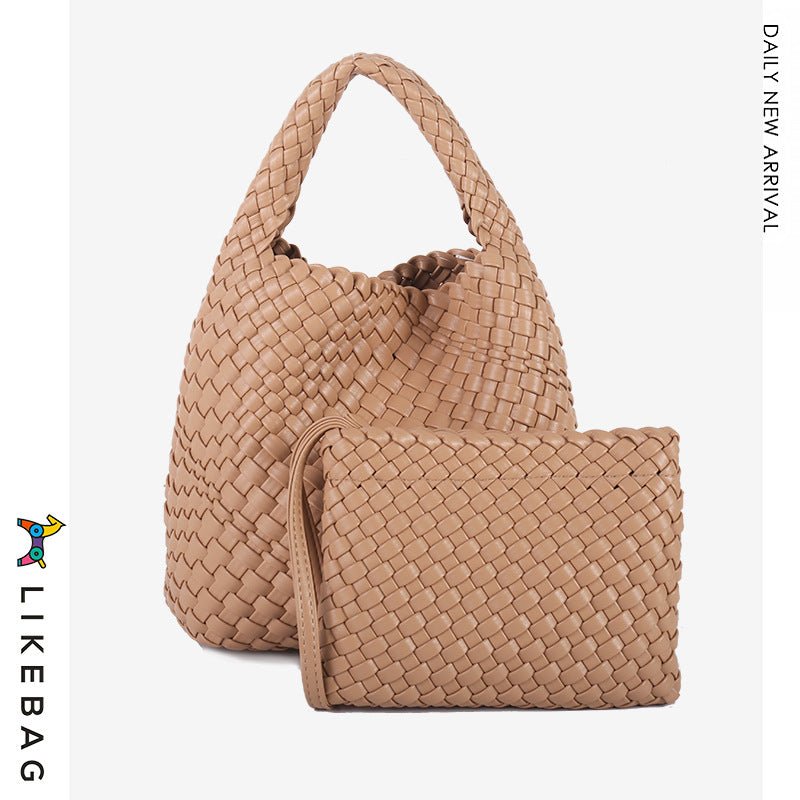 Women's Trendy Hand-woven Versatile Large Capacity Portable Bags