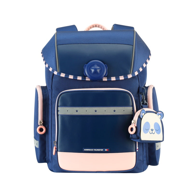 Children's Three To Six Portable Burden Alleviation Elementary School Students' Schoolbags