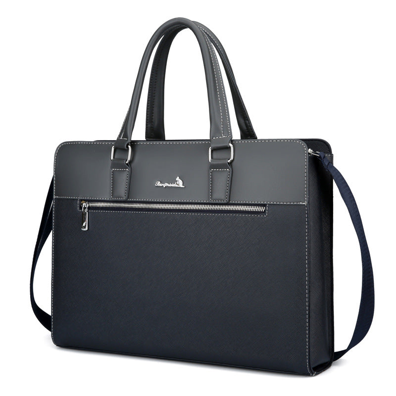 Men's Business Horizontal Simple Computer Leather Men's Handbags