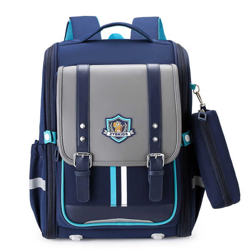 Children's Grade Primary Lightweight Large Capacity Burden Reduction Spine Elementary School Students' Schoolbags