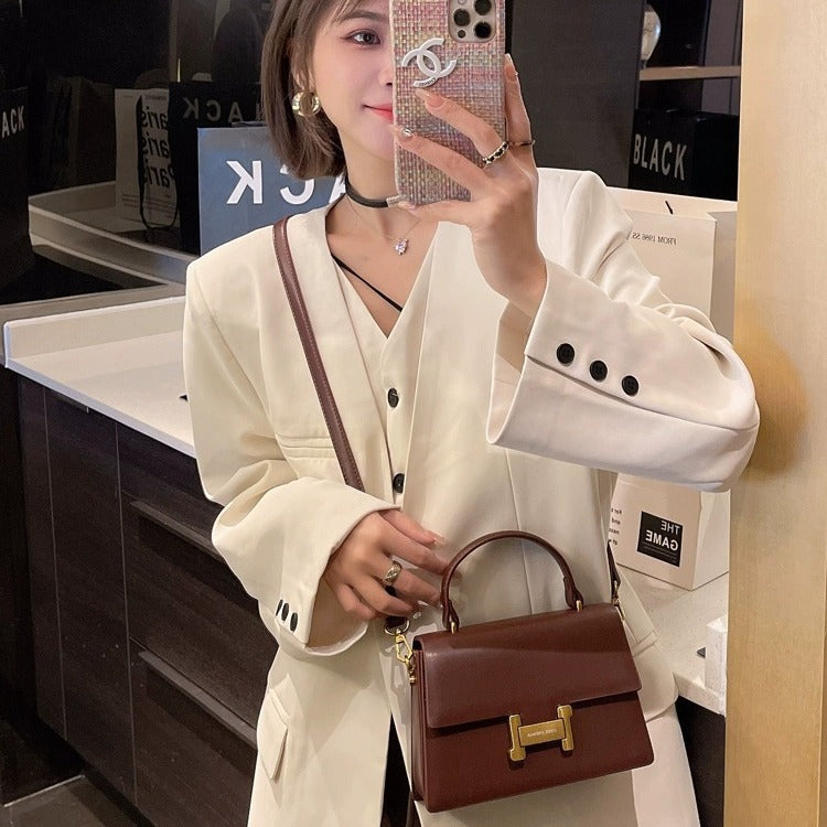 Women's High-grade Portable Fashion Light Luxury Minority Small Square Bags