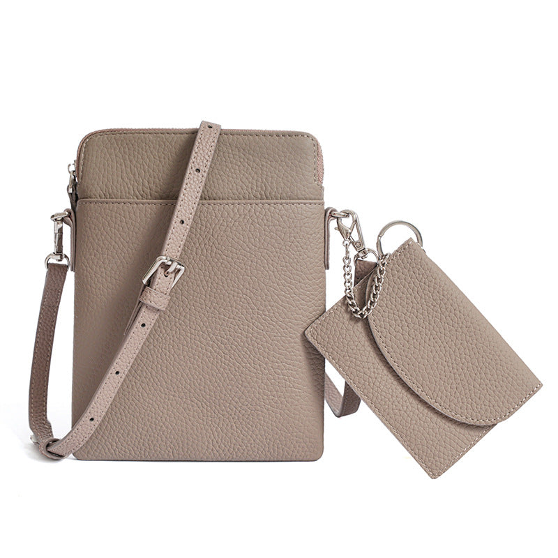 Women's Genuine Leather Cell Fashion Minority Design Phone Bags