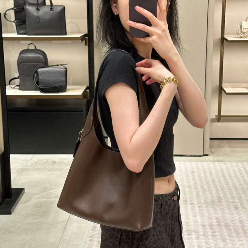Women's Simple Large Capacity Totes Style Underarm Tote Bags