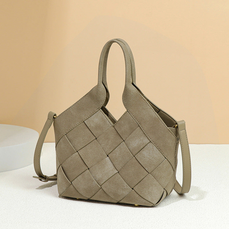 Sense Female Idle Style Matte Leather Handbags