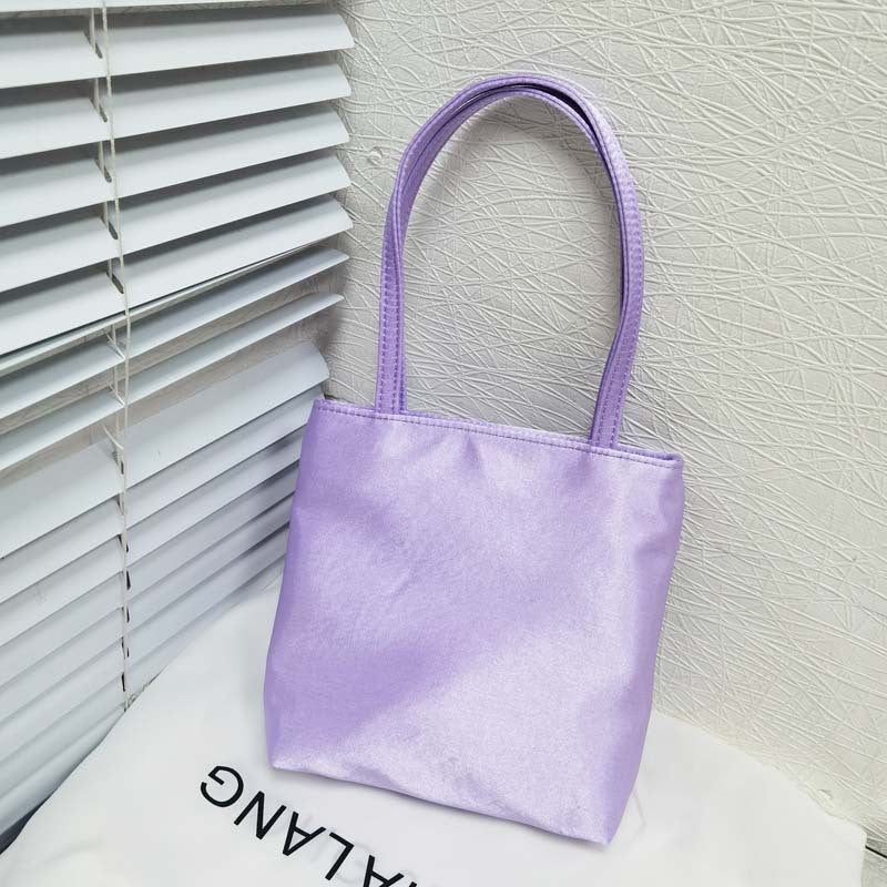 Female Niche Vintage Satin Mahjong Mobile Tote Bags
