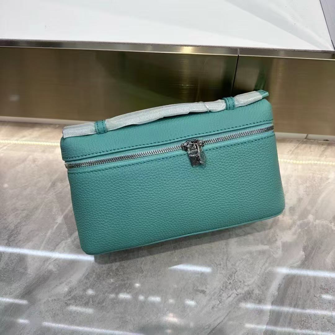 Women's Leather Lunch Box Genuine Pattern First Crossbody Bags