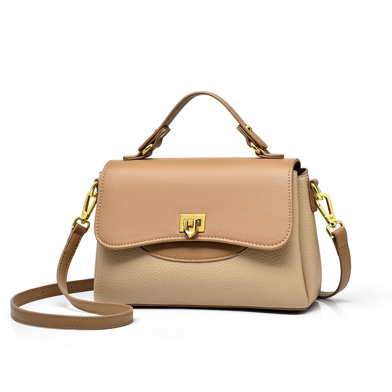 Women's Brown High Sense Large Capacity Portable Crossbody Bags