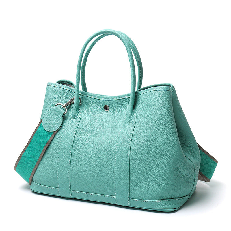 Women's First Layer Cowhide Simplicity Genuine Leather Handbags