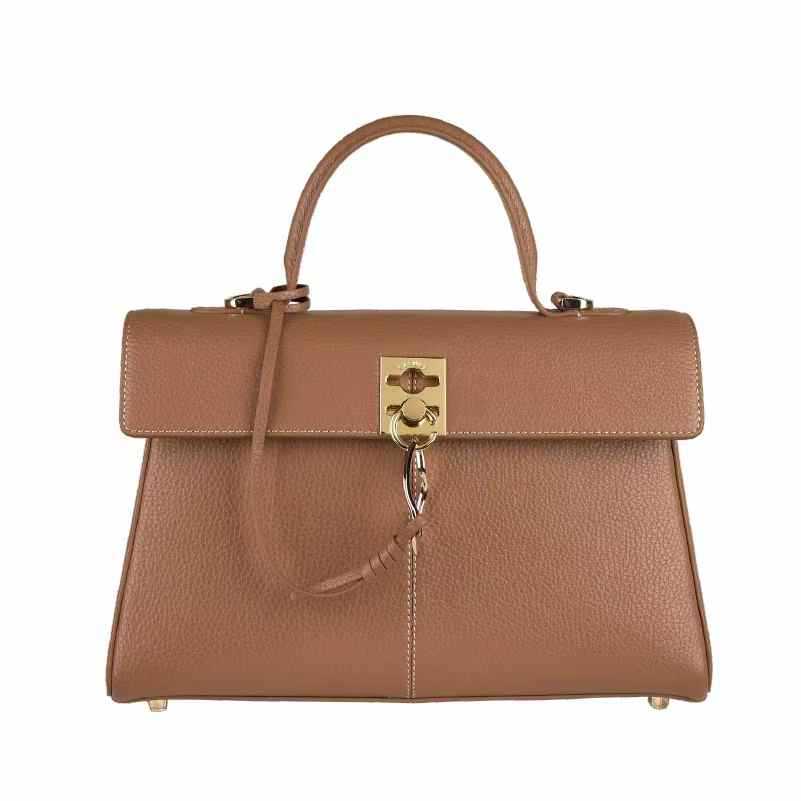Light Luxury Size Portable Classic Cowhide Shoulder Bags