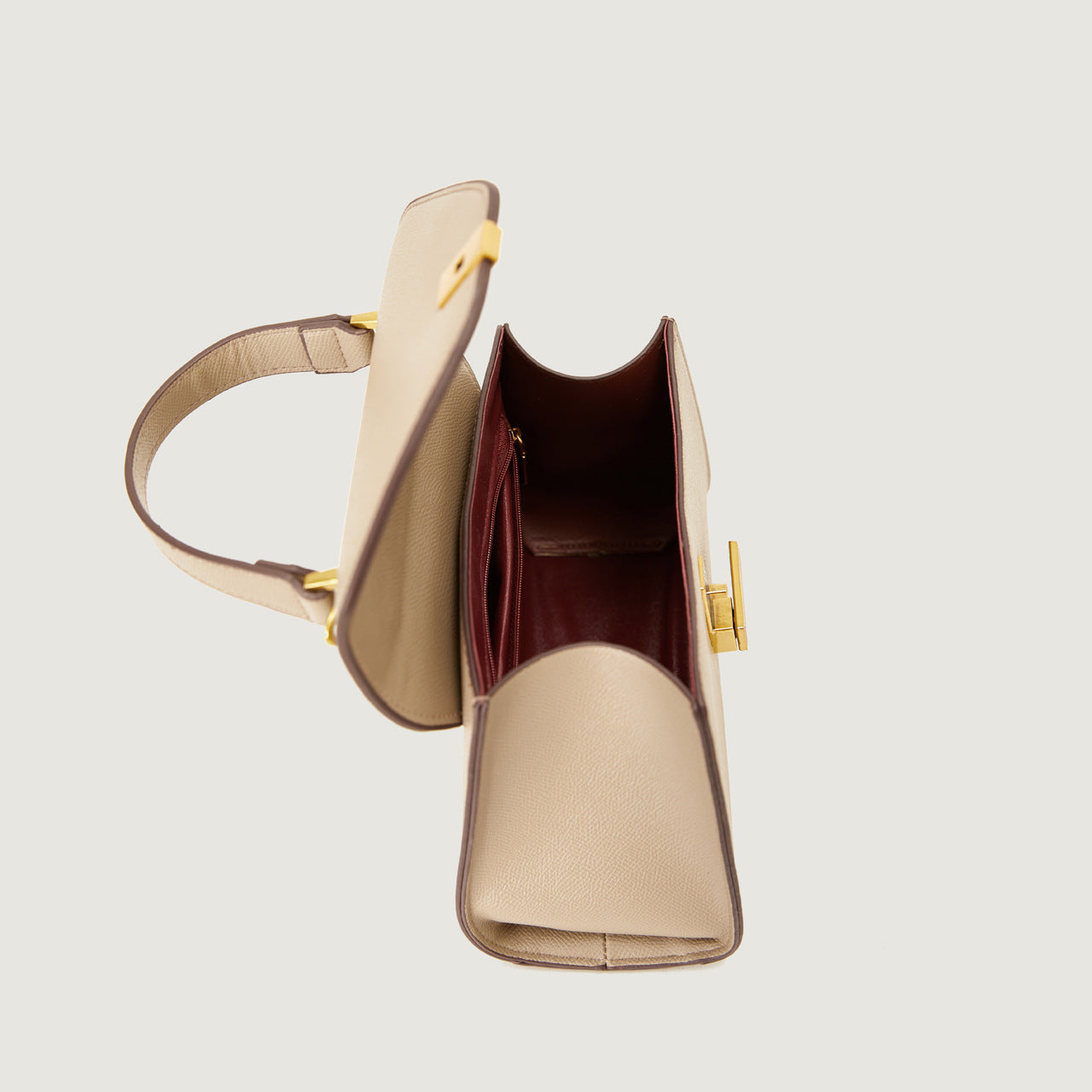 Women's Kelly Design Fashion Simple Latch Portable Small Square Bags