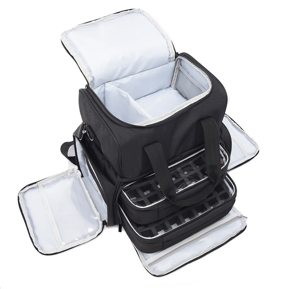 Large Capacity Portable Advanced Beauty Nail Polish Cosmetic Bags
