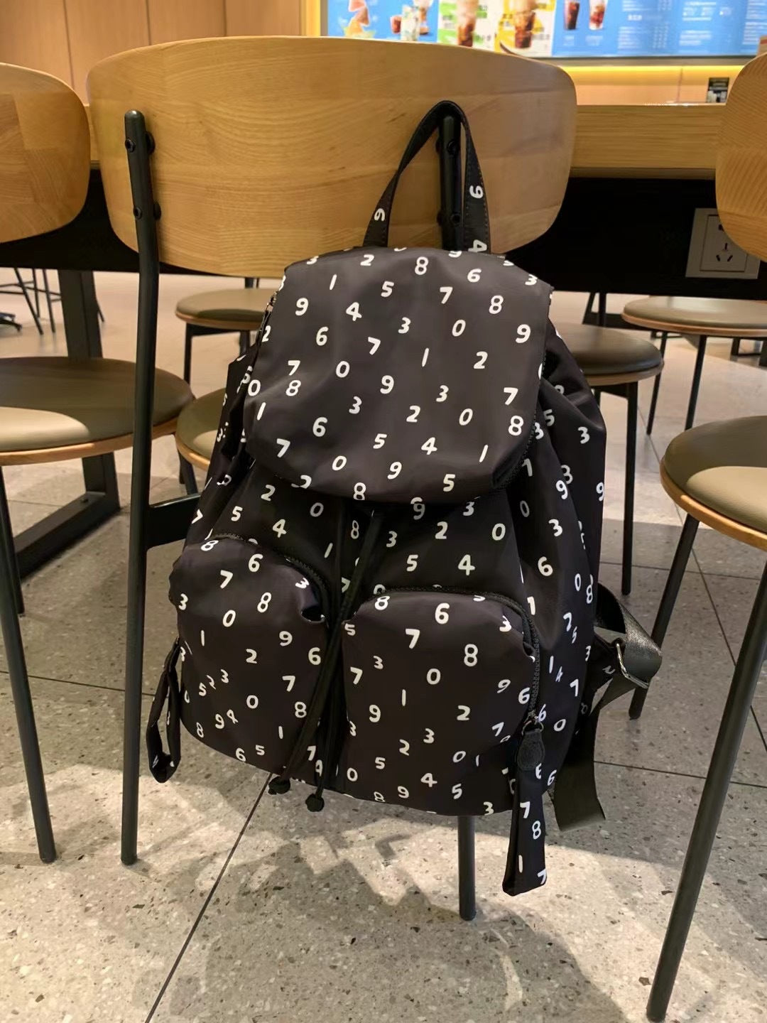 Women's Flip Drawstring Large Capacity Korean Style Backpacks
