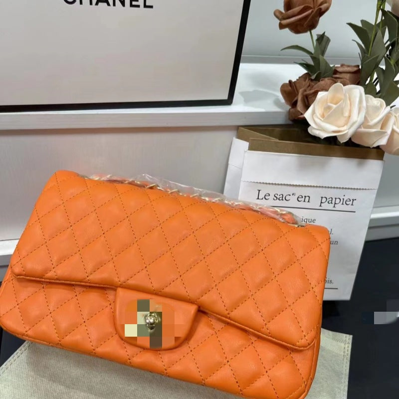 Women's High-grade Classic Style Sheepskin Pattern Rhombus Small Square Bags