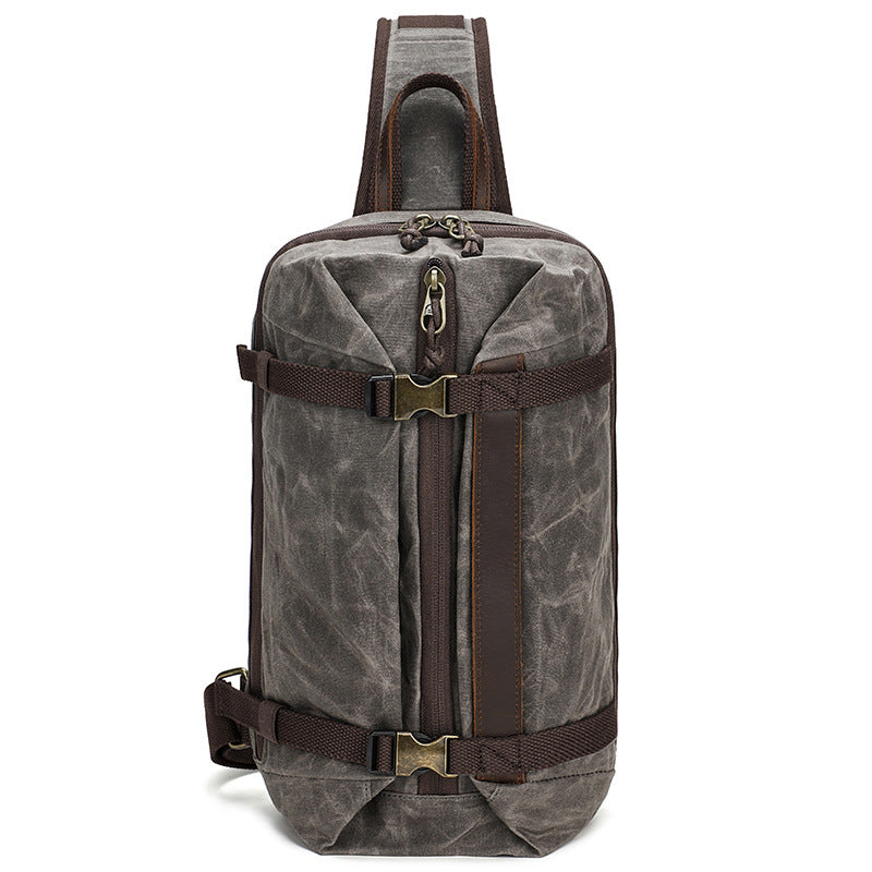 Men's Canvas Retro Large Capacity Fashion Pouch Shoulder Bags