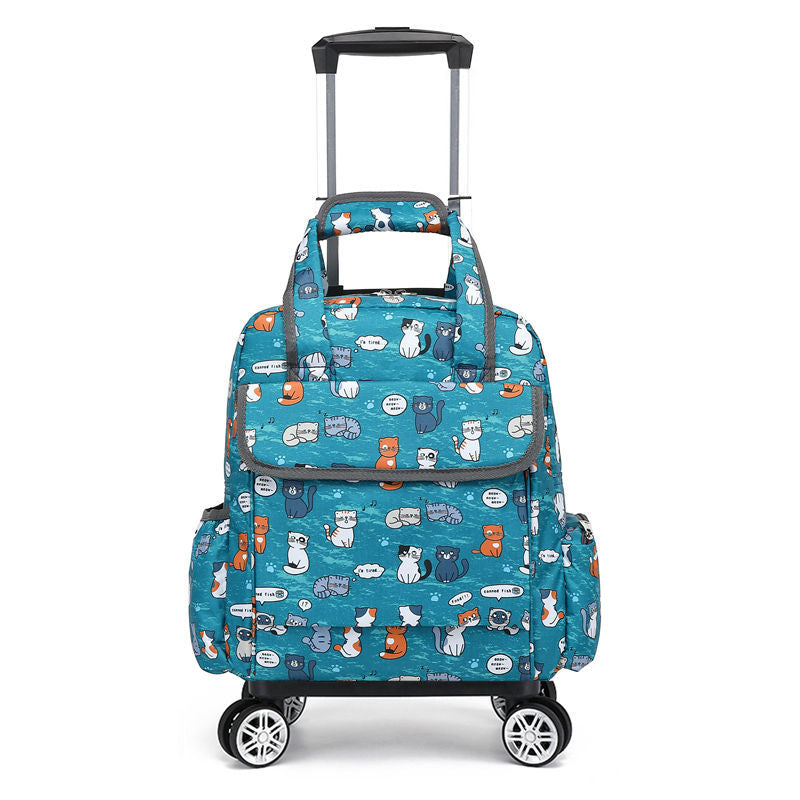 Trendy Foldable Mini Portable Boarding Cloth Travel Bags
