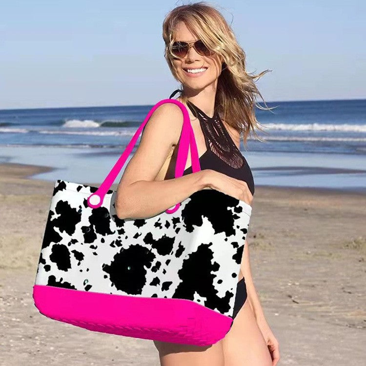 Women's Beach Hole Big Vegetable Basket Pet Handbags