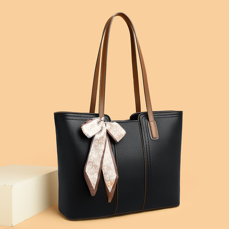 Women's Commute Style Soft Leather Elegant Large Tote Bags