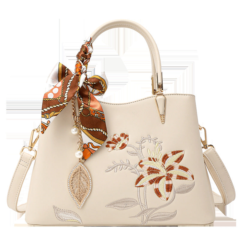 Art Design Light Luxury Mother's Large Shoulder Bags