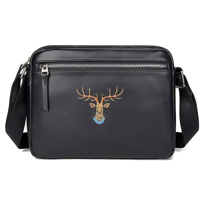 Beautiful Innovative Genuine Leather Crazy Horse Men's Messenger Bags